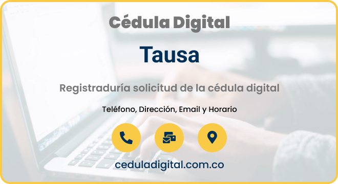Registraduría Municipal de Tausa, Cundinamarca