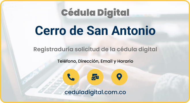 Registraduría Municipal de Cerro San Antonio, Magdalena