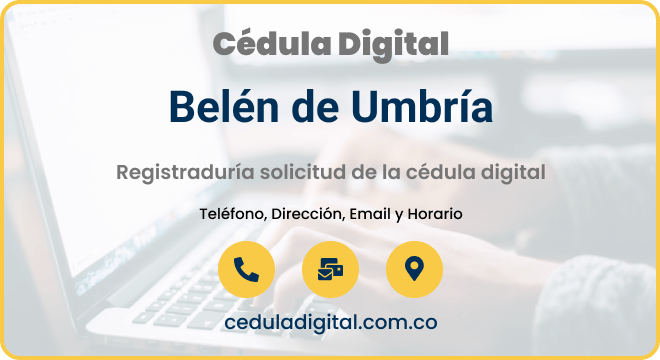 Registraduría Municipal de Belén de Umbría - Risaralda