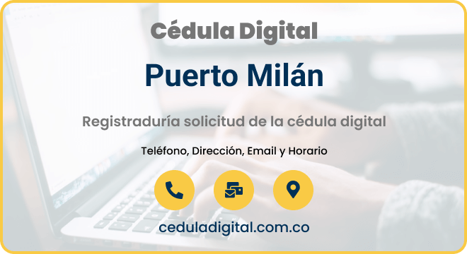 Registraduría Municipal Puerto Milán, Caquetá