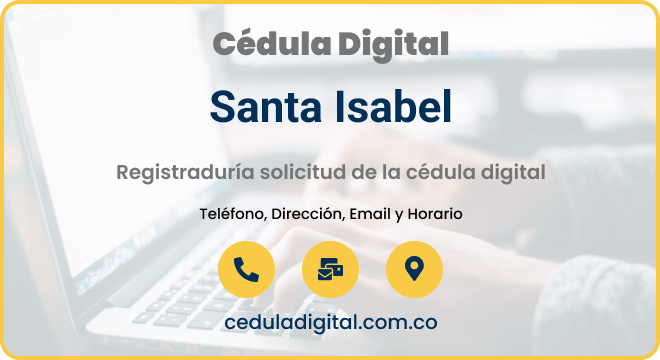 Registraduría Municipal Santa Isabel, Tolima