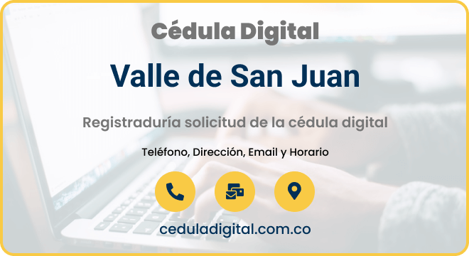 Registraduría Municipal Valle de San Juan, Tolima