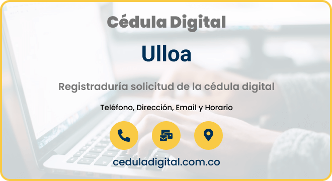 Registraduría Municipal Ulloa, Valle