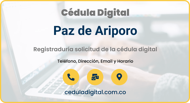 Registraduría Municipal Paz de Ariporo