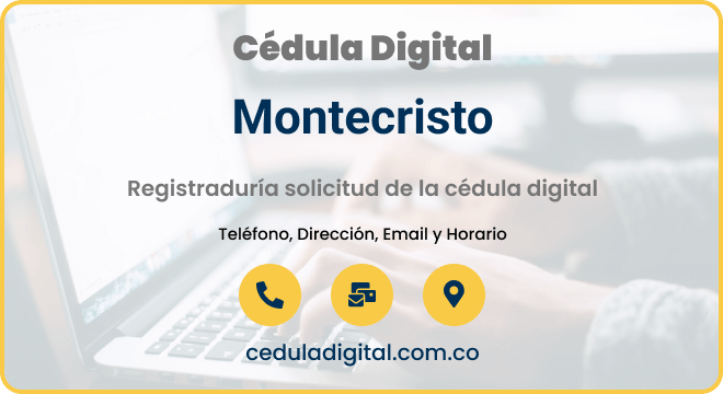 Registraduría Montecristo, Bolívar