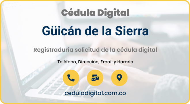 Registraduría Municipal de Güicán - Boyacá