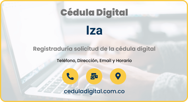 Registraduría Iza, Boyacá