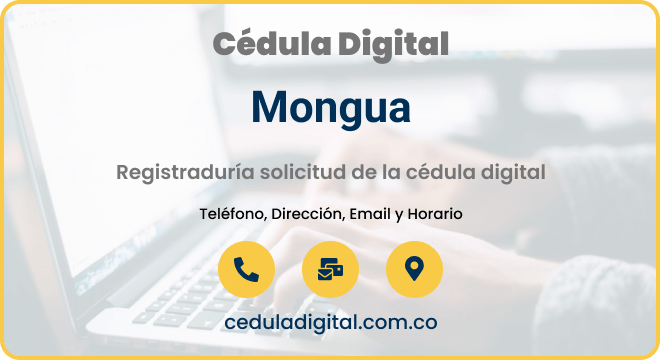 Registraduría Mongua, Boyacá