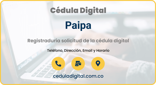 Registraduría Municipal de Paipa - Boyacá